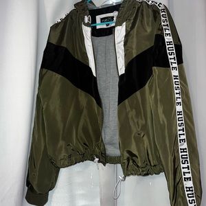 “Olive green” Zip-up